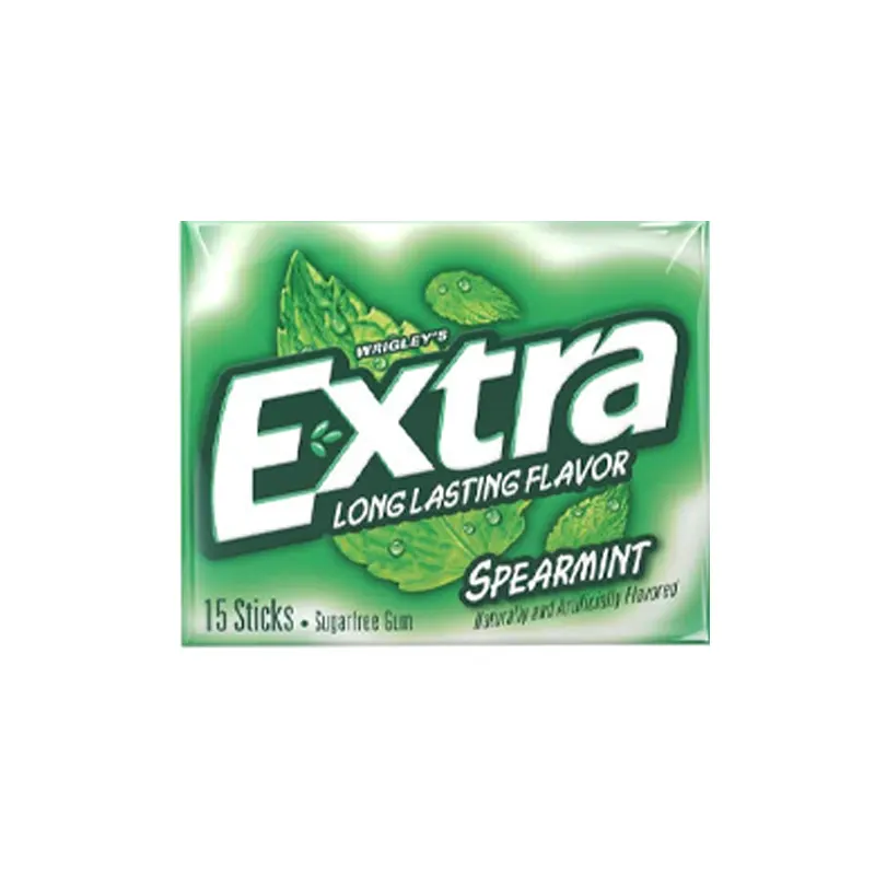 Wrigley'S Extra Long Lasting Flavour Spearmint Sugarfree Gum 15 Sticks