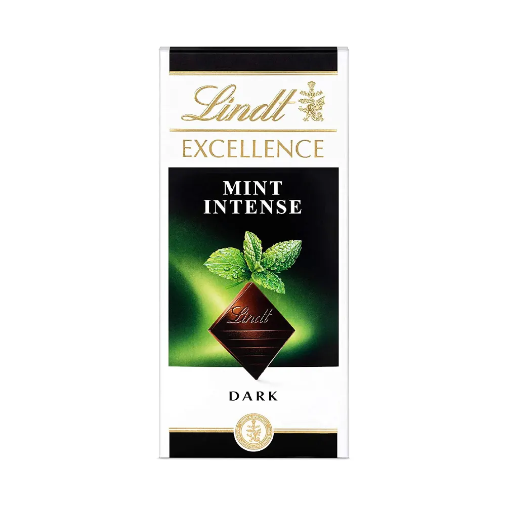 Lindt Excellence Mint Intense Dark New 100G