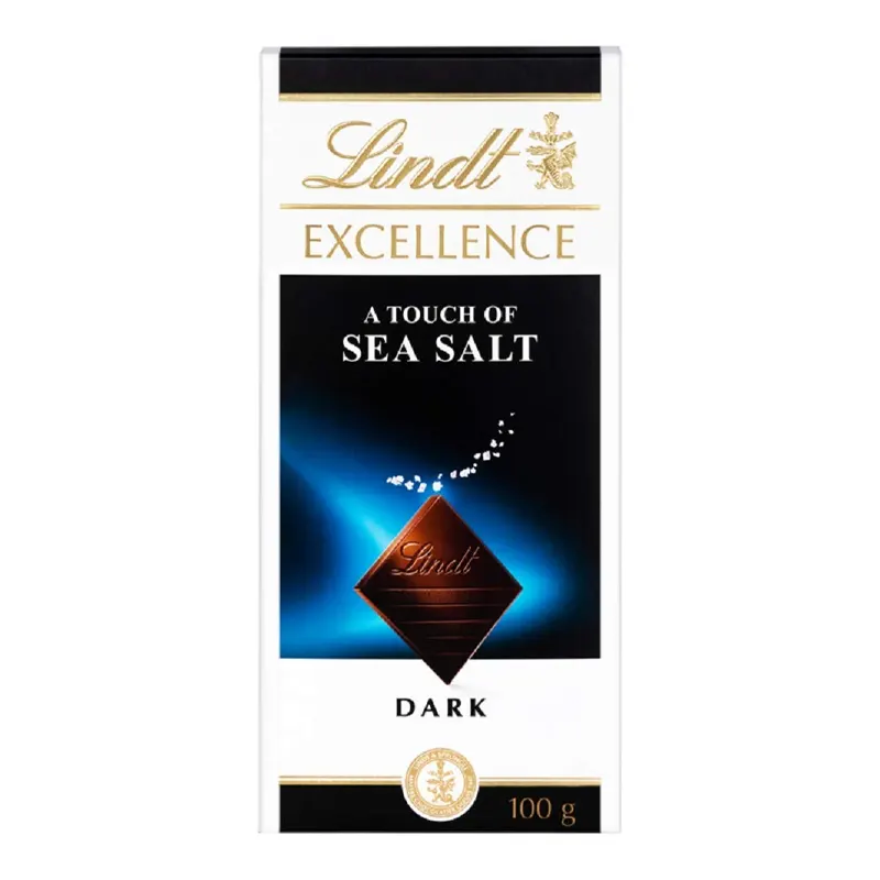 Lindt Excellence A Touch Of Sea Salt Dark 100G
