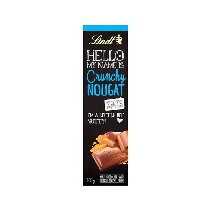 Lindt Hello Crunchy Nougat 100G