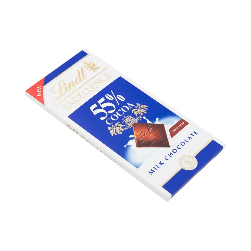 Lindt Excellence 55% Cocoa Milk Chocolate 80G