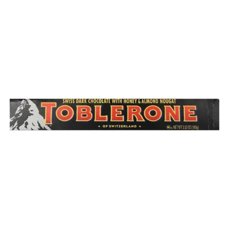 Toblerone Swiss Dark Chocolate With Honey And Almond Nougat 100G