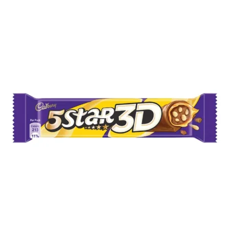 Cadbury 5 Star 3D Chocolate Crunchy Crispies 42G