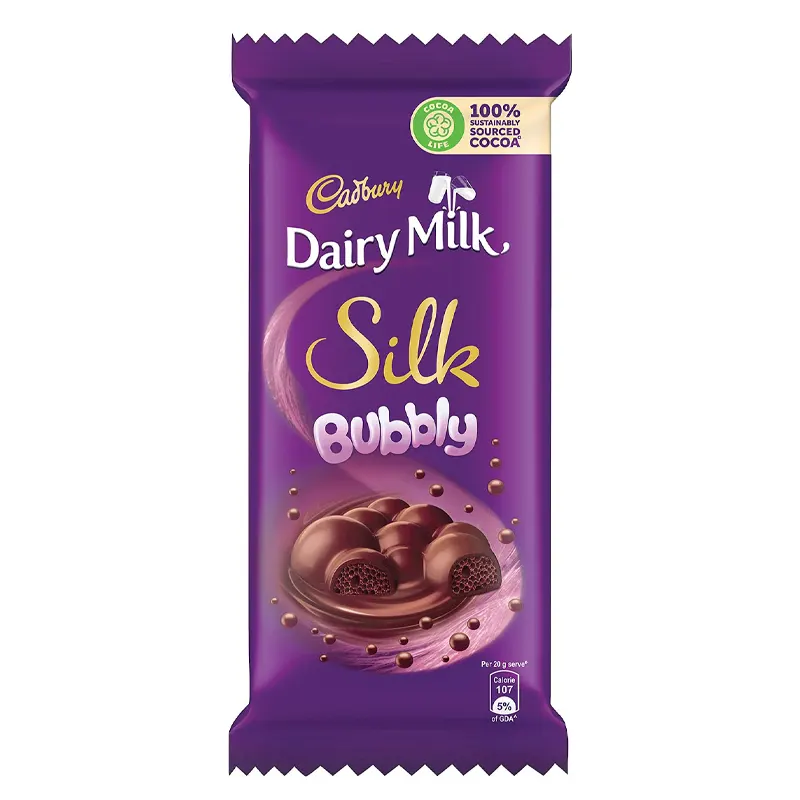 Cadbury Dairy Milk Bubbly 120G