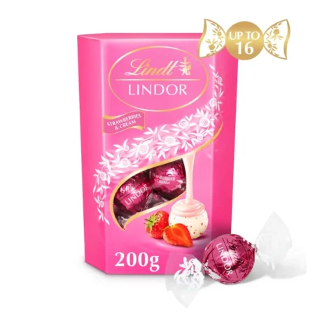 Lindt Lindor Irresitibly Smooth Strawberry And Cream