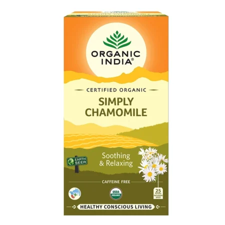 ORGANIC INDIA SIMPLY CHAMOMILE SOOTHING AND RELAXING 25N