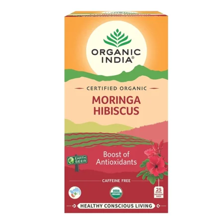 Organic India Moringa Hibiscus Boost Of Antioxidants 25Nx2G
