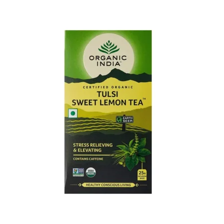 ORGANIC INDIA TULSI SWEET LEMON TEA 25 BAGS * 1.8G