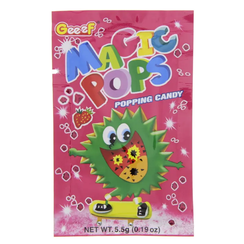 Gee.Ef Magic Pops Popping Candy Strawberry Flavor 5.5G