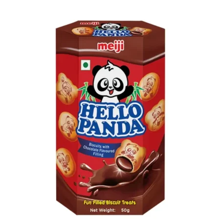 MEIJI HELLO PANDA BISCUITS WITH FILLED CHOCOLATE CREAM 45G