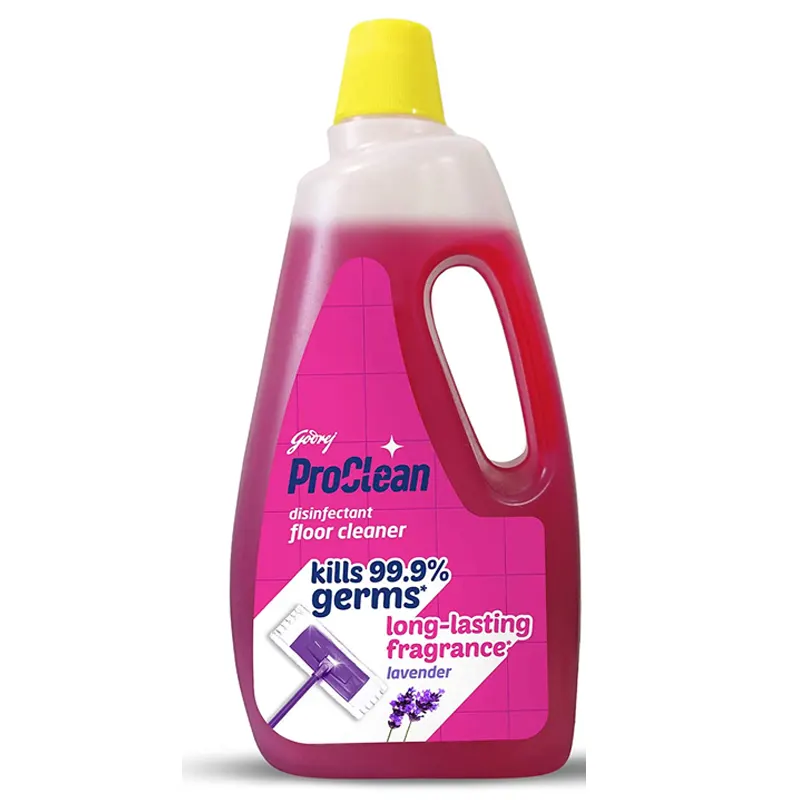 Godrej Pro Clean Disinfectant Lavander Floor Cleaner Kills 99.9% Germs Long Lasting Fragnance Lavender 1Ltr