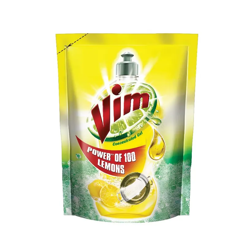 Vim With Power Of Lemons Dishwash Liquid 225Ml