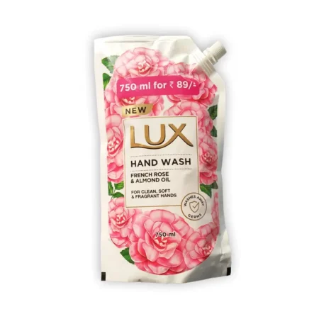 LUX HANDWASH FRENCH ROSE AND ALMOND OIL FOR CLEAN SOFT AND FRAGRANT HANDS 750ML