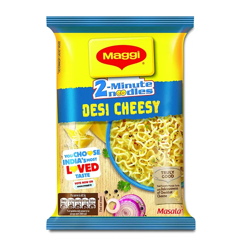 Nestle Maggi 2-Minute Noodles Desi Cheesy 60.5G