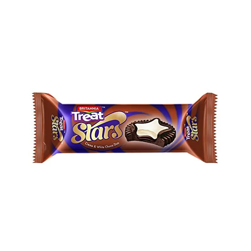 Britannia Treat Stars Creme And White Choco Duo 60G