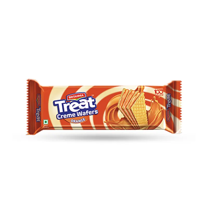 Britannia Treat Creme Wafers Orange 33G