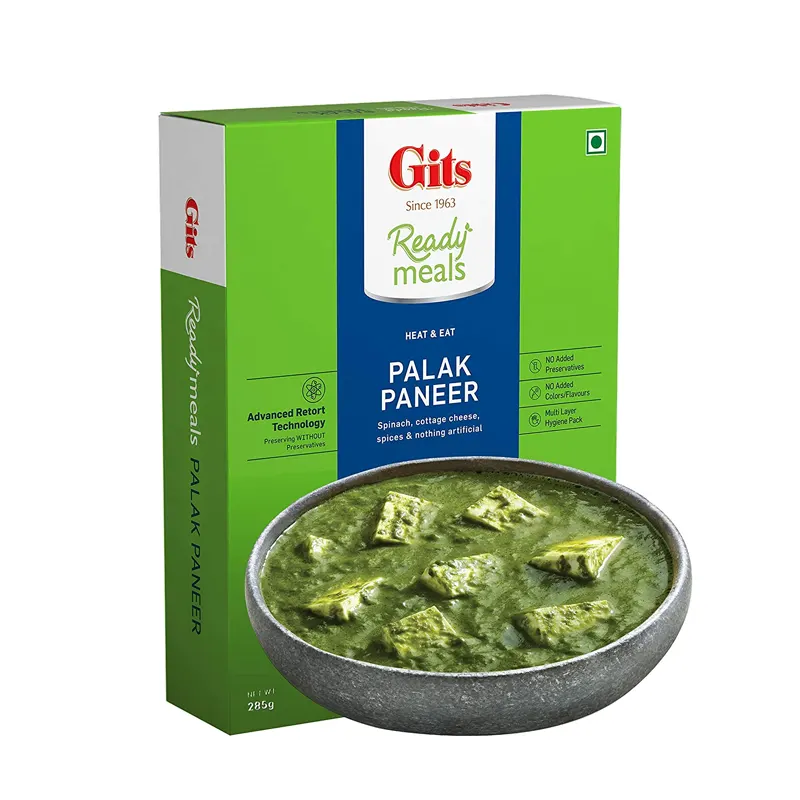 Gits Ready Meals Palak Paneer 285G