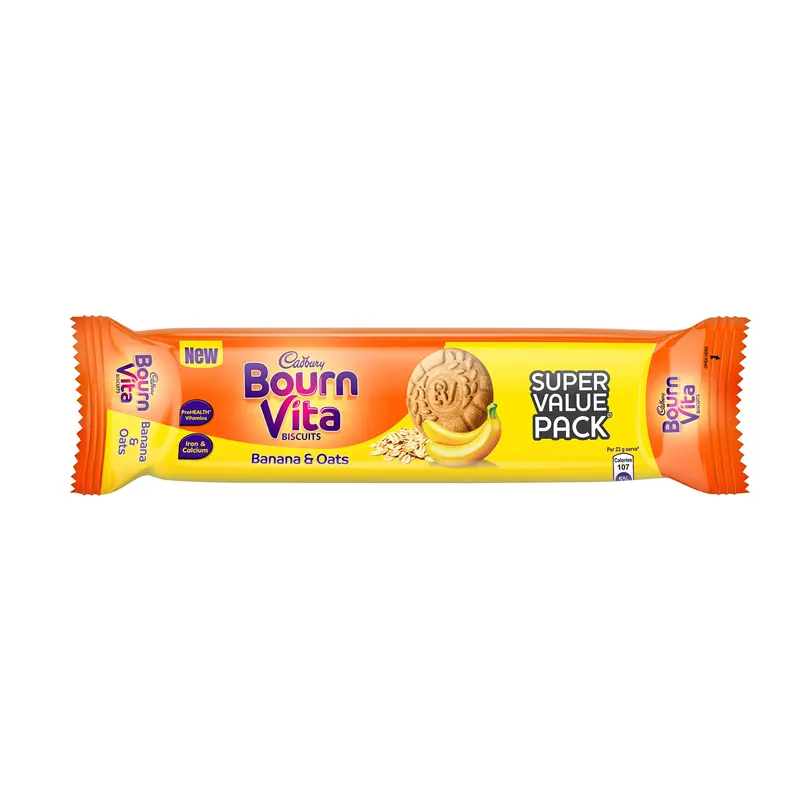 Cadbury Bourn Vita Biscuits Banana And Oats 120 G