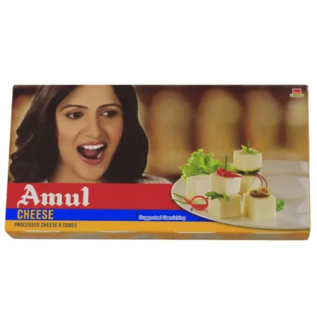 AMUL CHEESE PROCESSED CHEESE 8 CUBES 200G