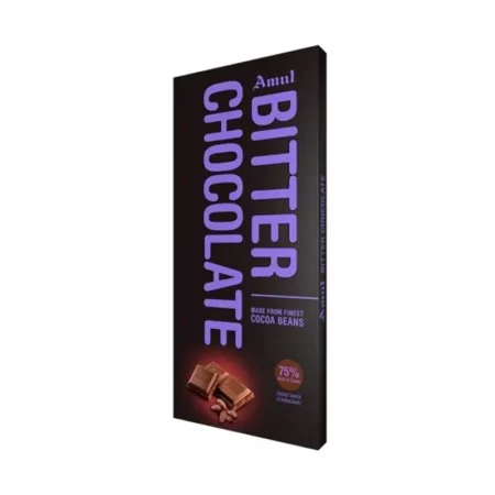 AMUL BITTER CHOCOLATE COCOA BEANS 150G
