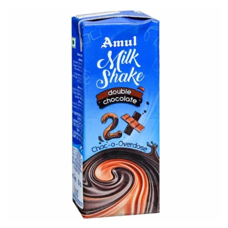 AMUL MILK SHAKE DOUBLE CHOCOLATE 180ML