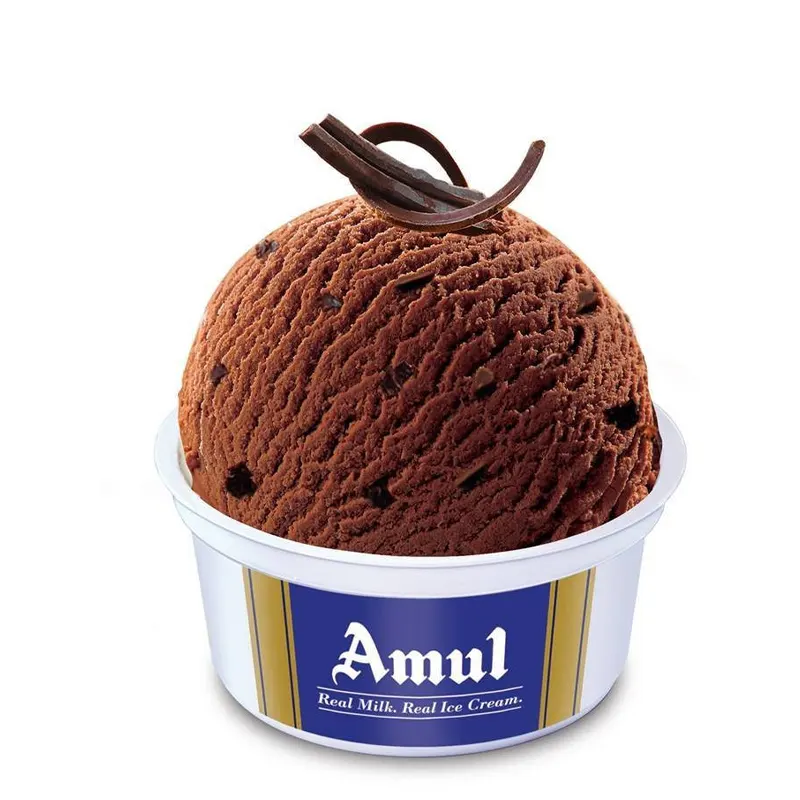 Amul Real Milk Real Ice Cream Chocolate 100Ml - Souq Al Buhair