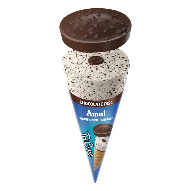 Amul Tri Cone Choco Crunch 100Ml