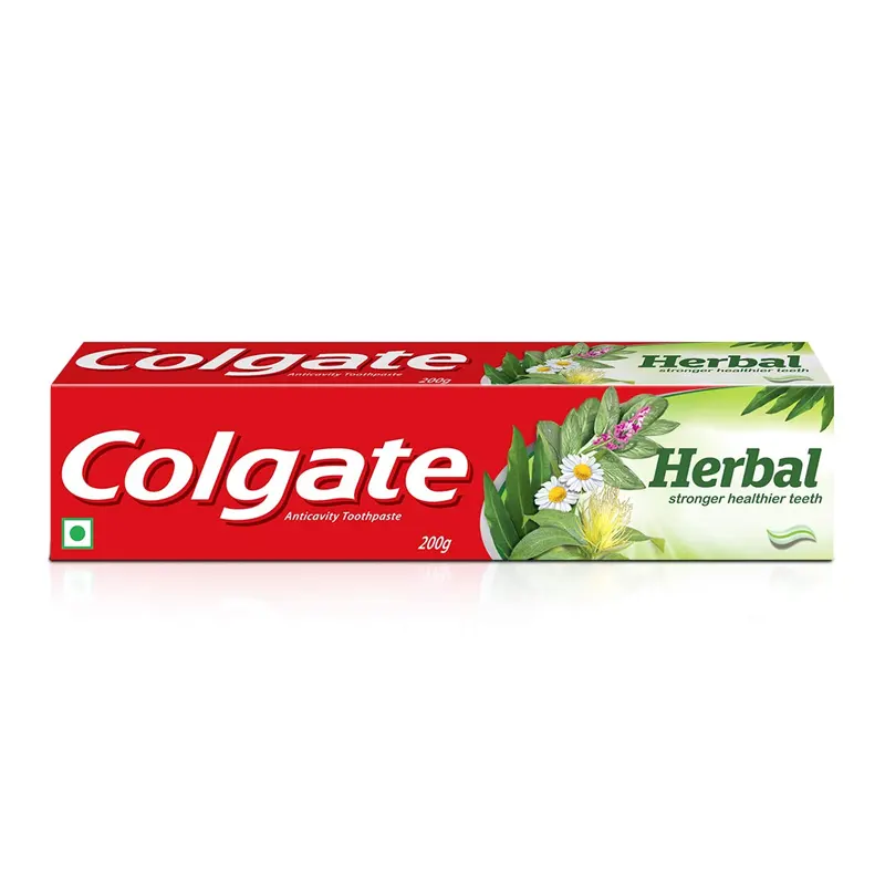 COLGATE ANTICAVITY TOOTHPASTE HERBAL STRONGER HEATYHIER TEETH 200G