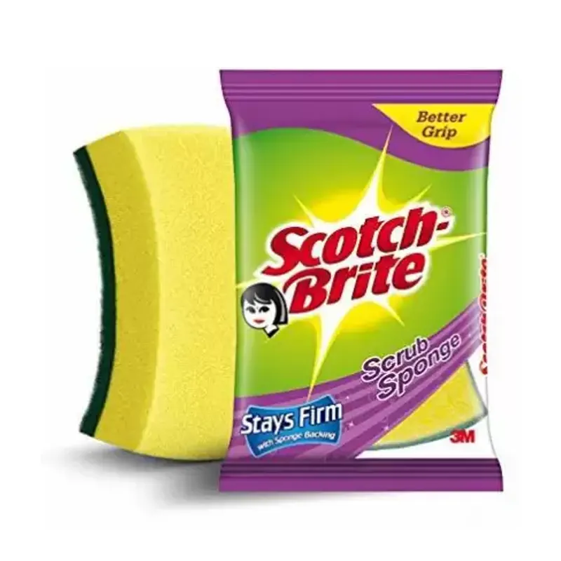 Scotch-Brite Scrub Sponge Tough On Stain 10Cm X6Cm