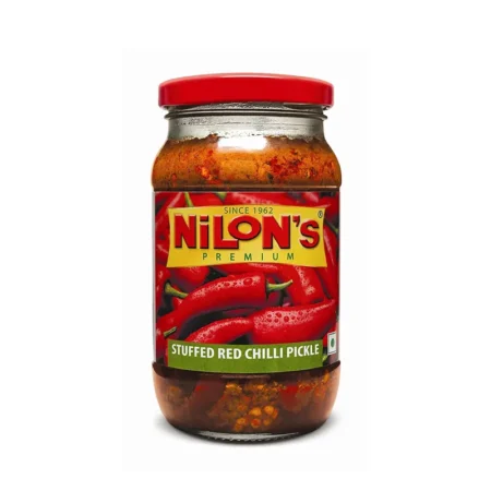 Nilon'S Stuffed Red Chilli Pickle 400G