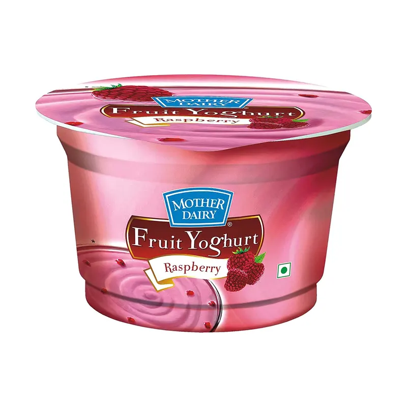 Mother Dairy Fruit Yoghurt Raspberry 100G