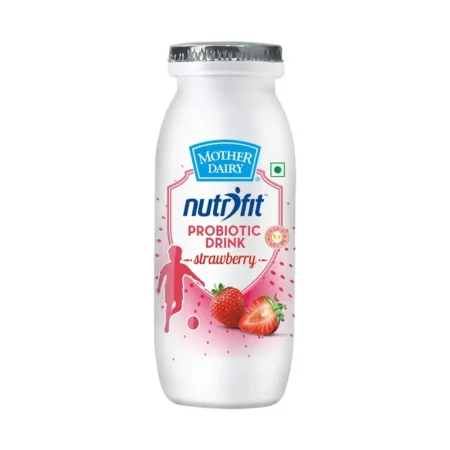 MOTHER DAIRY NUTRI FIT STRAWBERRY 80ML