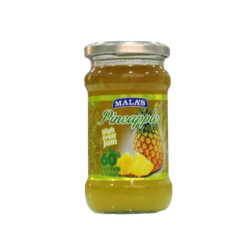 Mala'S Pineapple High Fruit Jam 350G