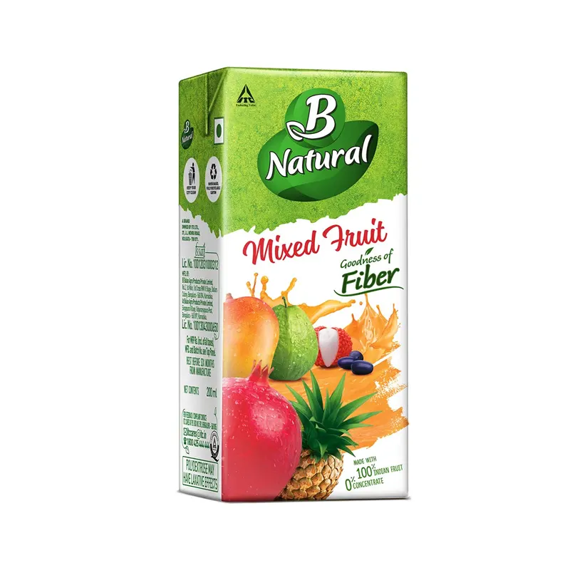 Itc B Natural Mixed Fruit Goodness Of Fiber 200Ml