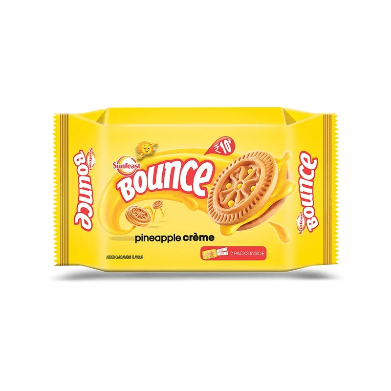 Sunfeast Bounce Pineapple Creme 82G