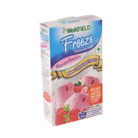 Weikfield Freeze Icecream Mix Powder Strawberry 100G