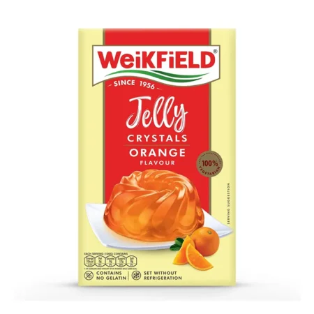 WEIKFIELD JELLY CRYSTALS ORANGE FLAVOUR 90G