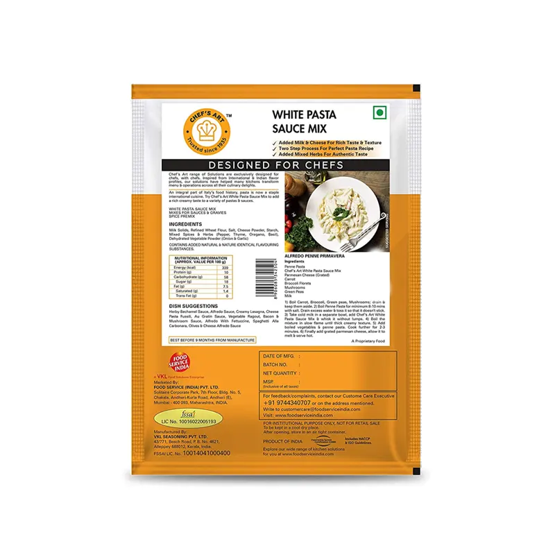 Chef'S And Basket Pasta White Sauce Mix 16G