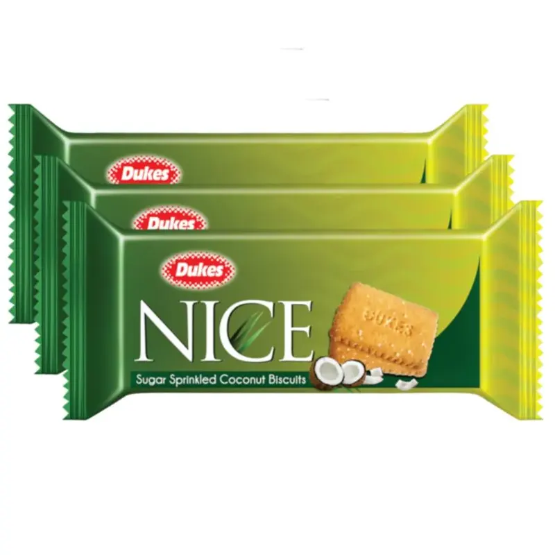 Dukes Nice Sugar Sprinkled Coconut Biscuits 150G