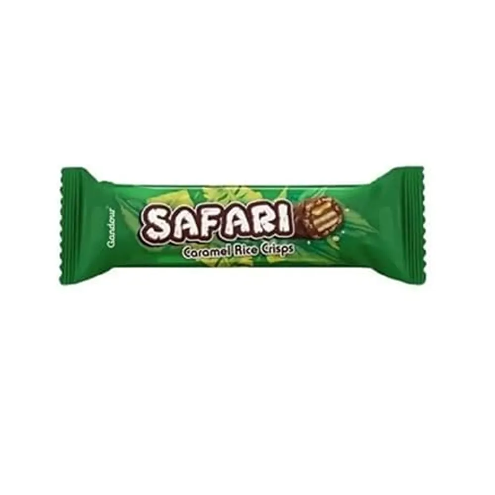 Safari Caramel Rice Crisps 26G