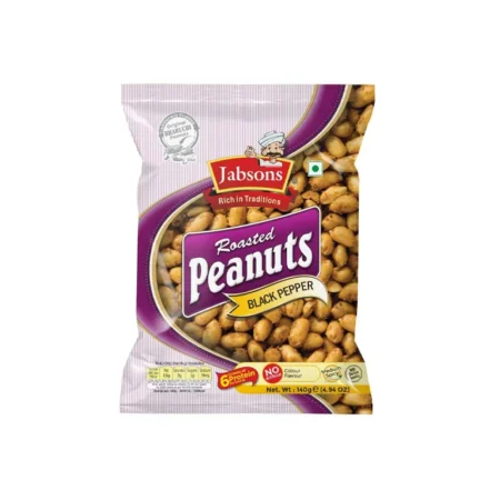 Jabsons Roasted Peanuts Black Pepper 140G