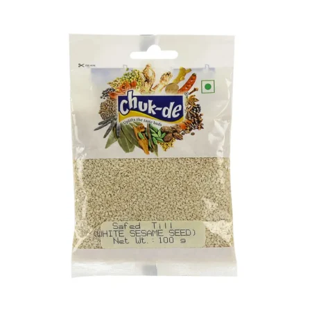Chuk-De Safed Til (White Sesame Seeds) 100G