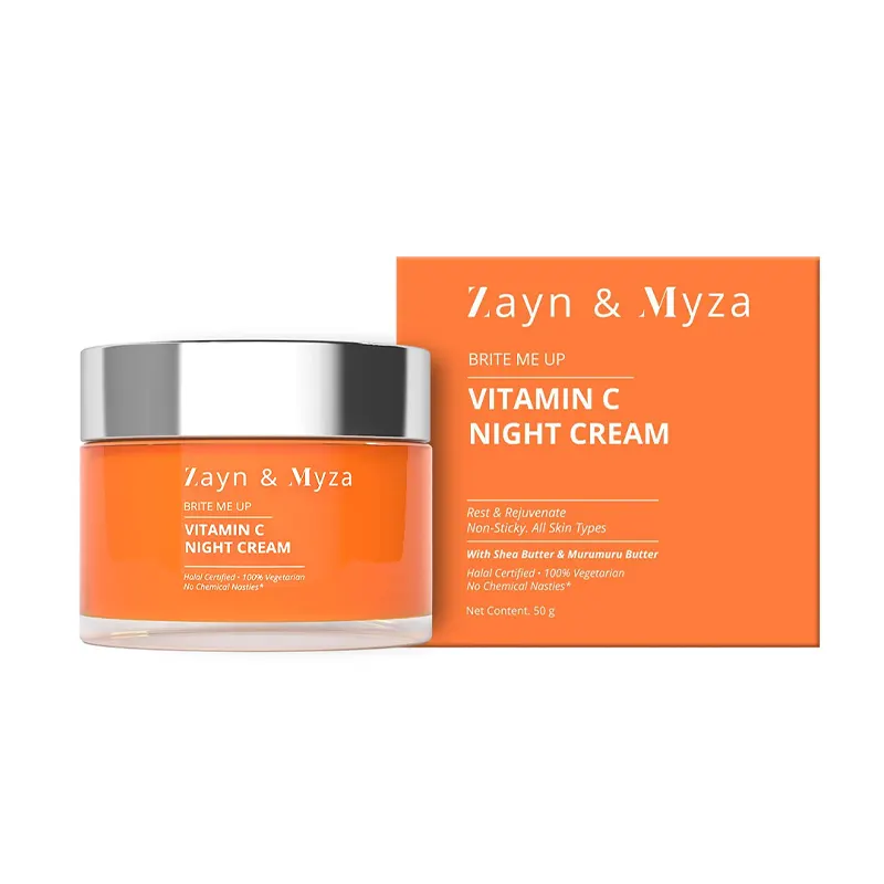 Zayn And Myza Brite Me Up Vitamin C Night Cream 50G - Souq Al Buhair