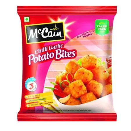 Mccain Chilli Garlic Potato Bites Crunchy Potato Nuggets 700G