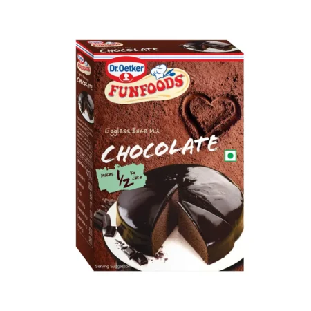 Dr.Oetker Funfoods Eggless Bake Mix Chocolate Make 1/2Kg Cake 250G