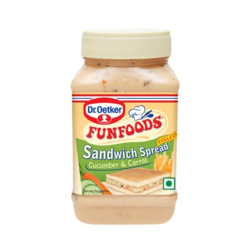 Droetker Funfoods Eggless Sandwich Spread Cucumber And Carrot 300g Souq Al Buhair