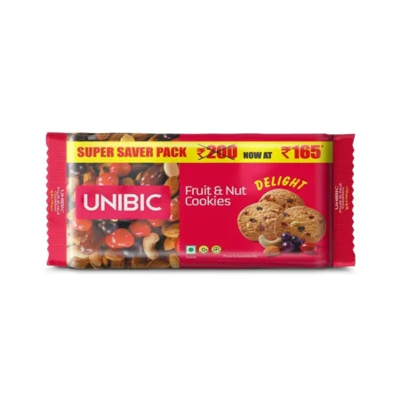 UNIBIC FRUIT AND NUT COOKIES 500G