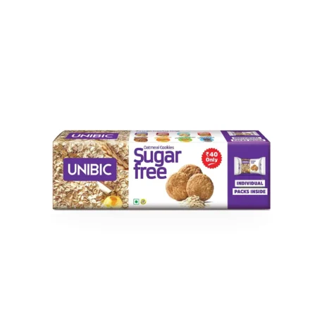 UNIBIC SUGAR FREE OATMEAL COOKIES 75G