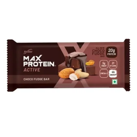 Rite Bite Max Protein Active Choco Fudge Bar 75G