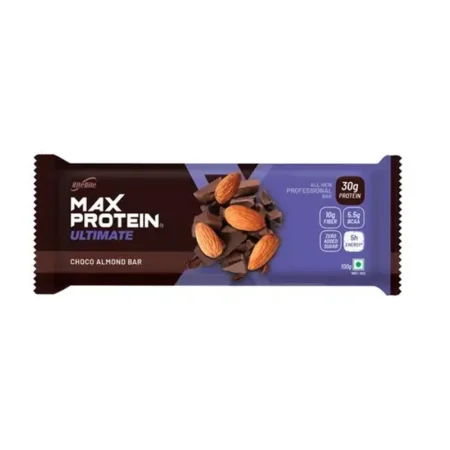 RITE BITE MAX PROTEIN ULTIMATE CHOCO ALMOND BAR 100G